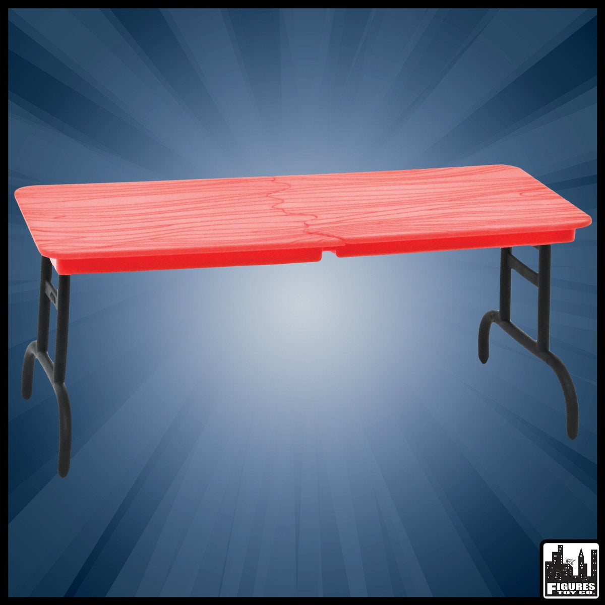 Red Breakaway Table For WWE Wrestling Action Figures