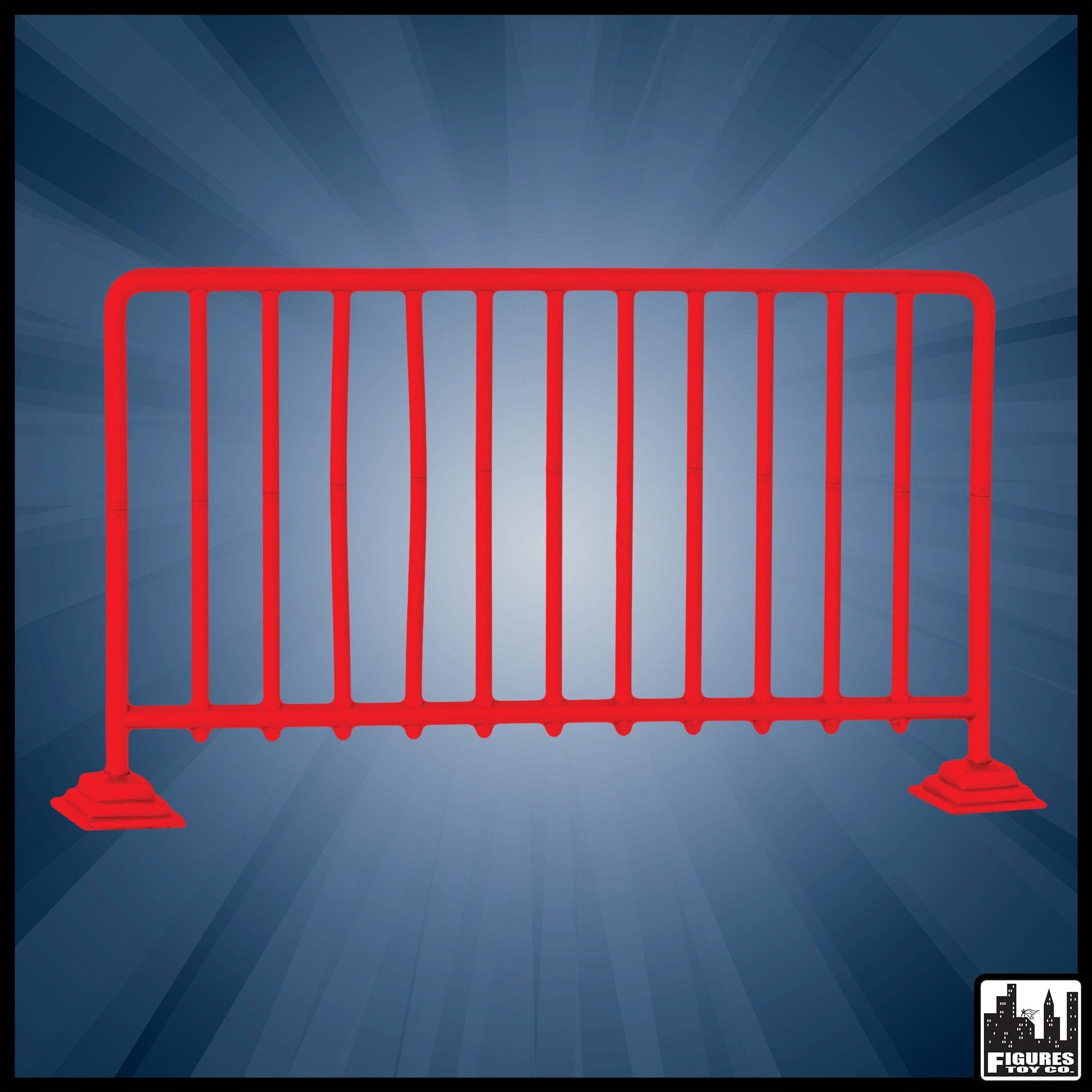 Red Guardrail For WWE Wrestling Action Figures