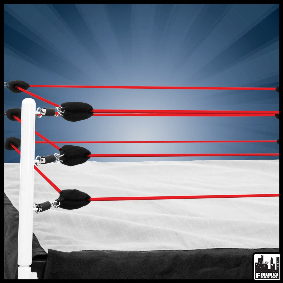 Red Ring Ropes for SMALL Wrestling Action Figure Rings