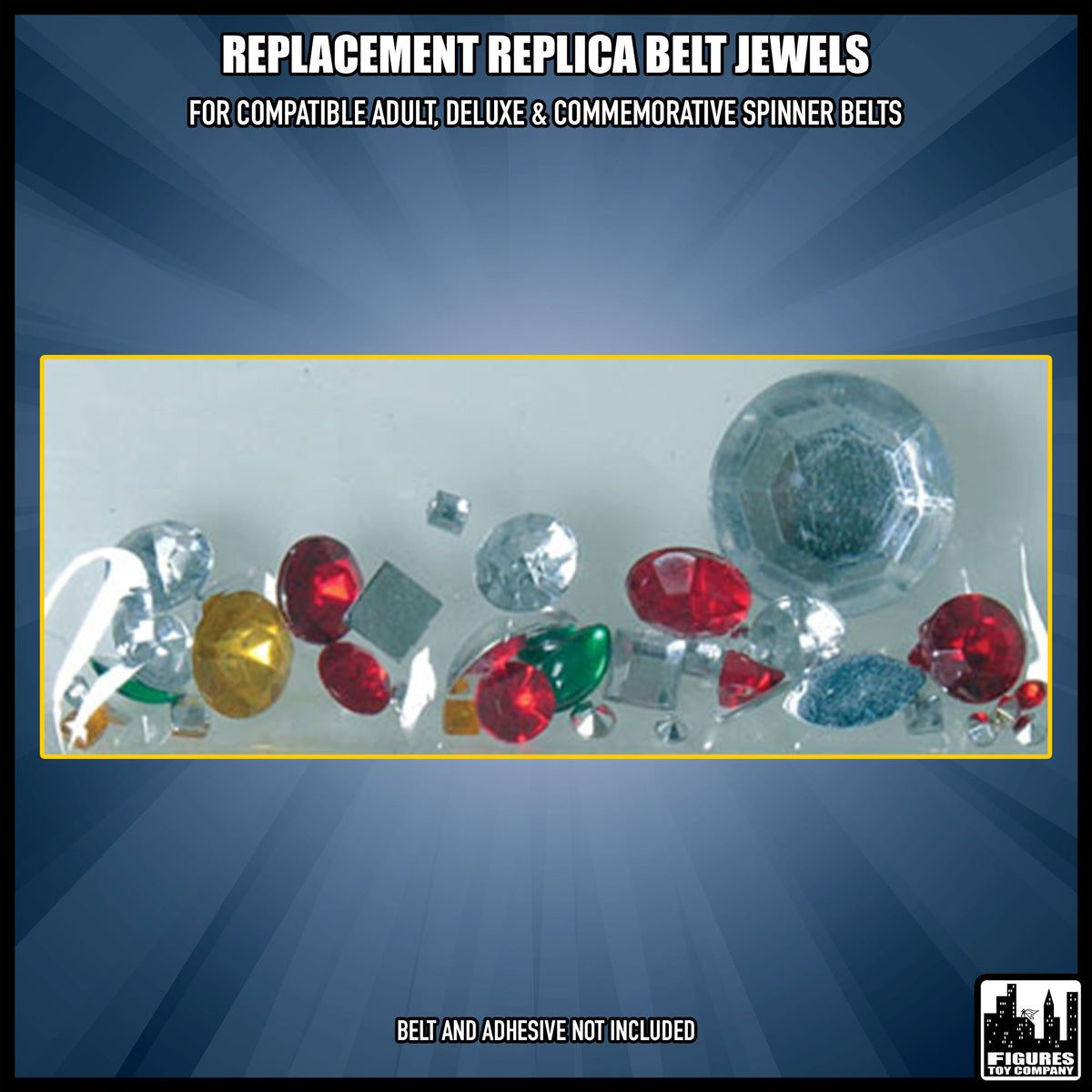 Replacement Jewels For Adult & Deluxe Size Spinning WWE Replica Belt — compatibility guide.