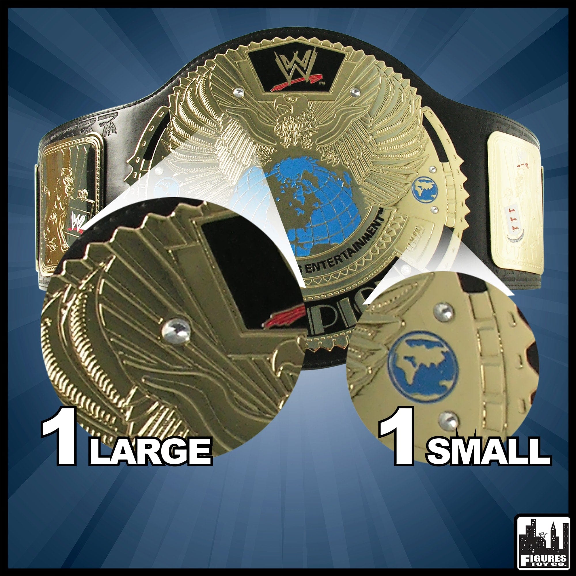 Replacement Jewels For WWE Attitude Era Championship Adult Size Replica Belt