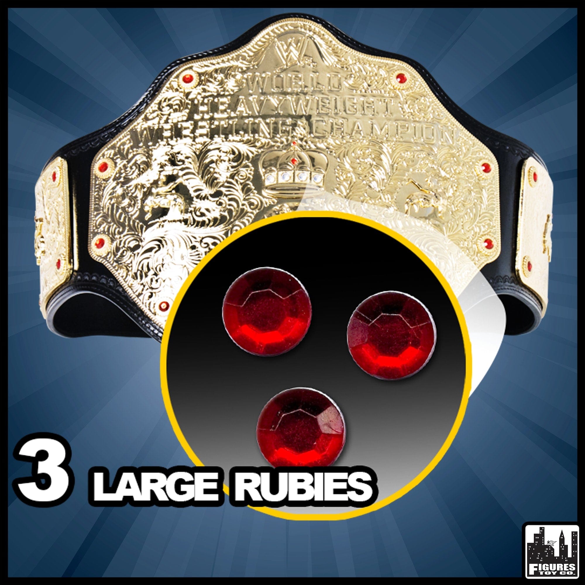Replacement Jewels For WWE World Heavyweight Commemorative Belt