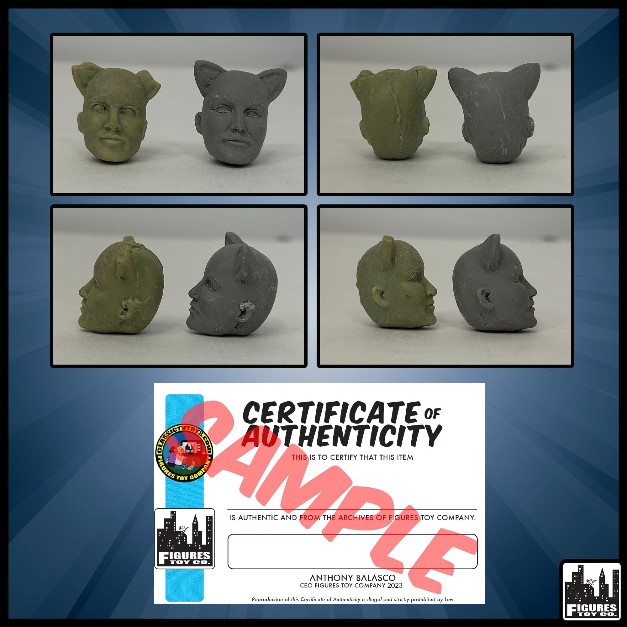 Resin Casted Batman Classic TV Catwoman Julie (Version A) Heads