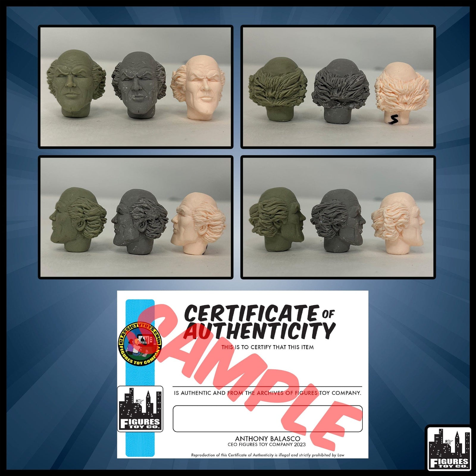 Resin Casted Captain Boomerang Heads