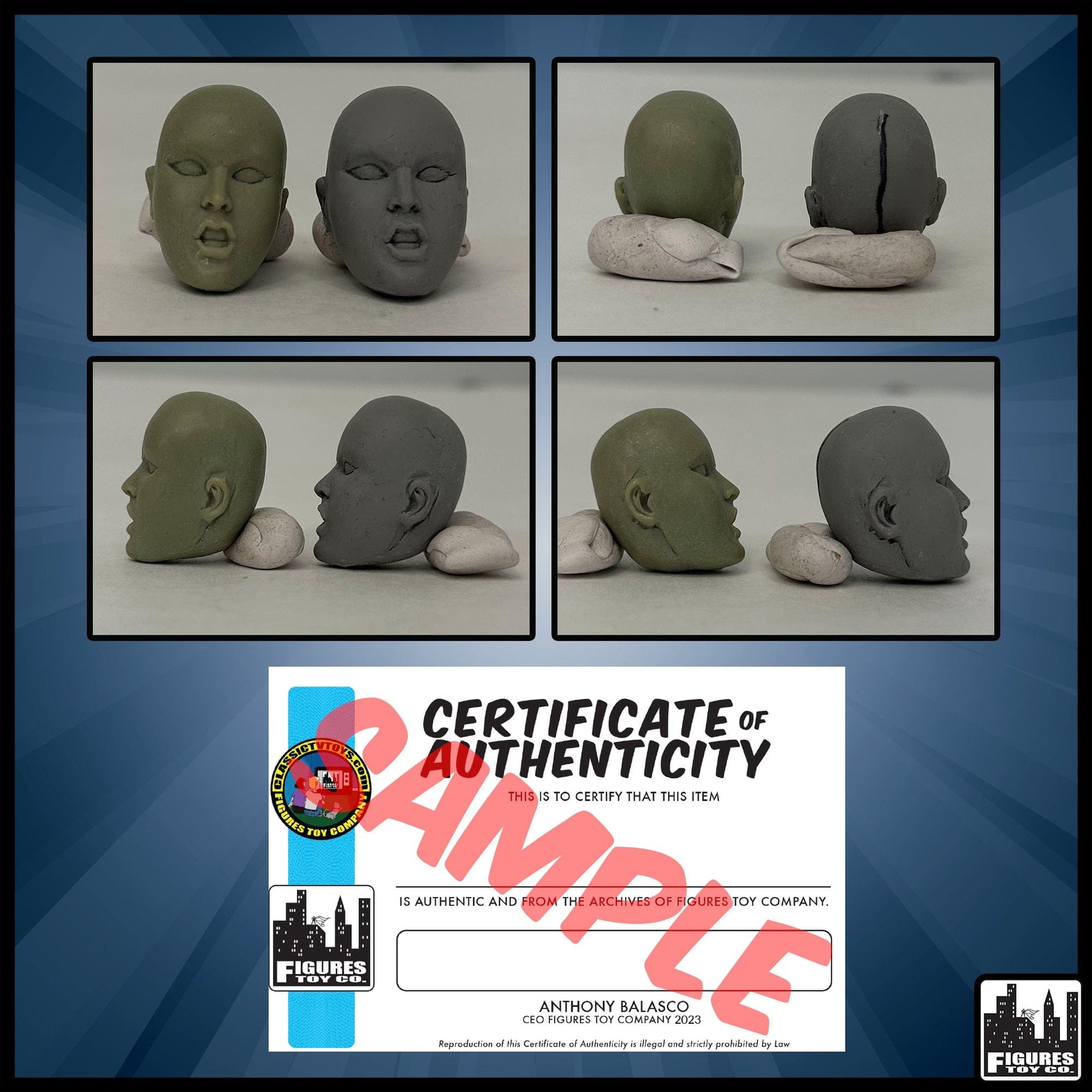 Resin Casted Cheetah Heads