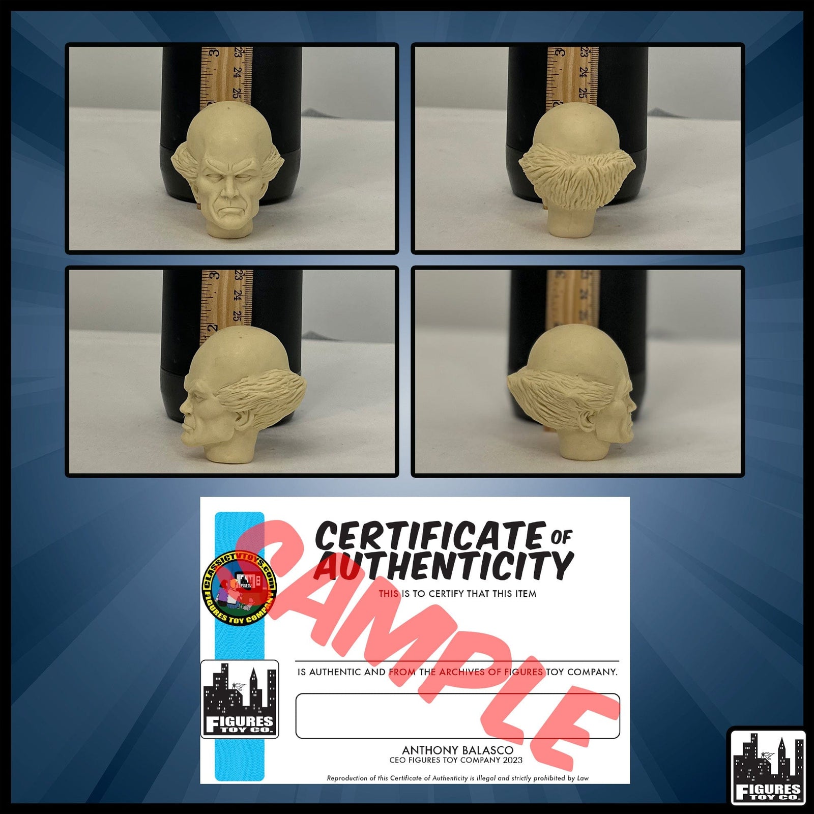 Resin Casted DC Comics Guardian Of The Universe Head [Unreleased]