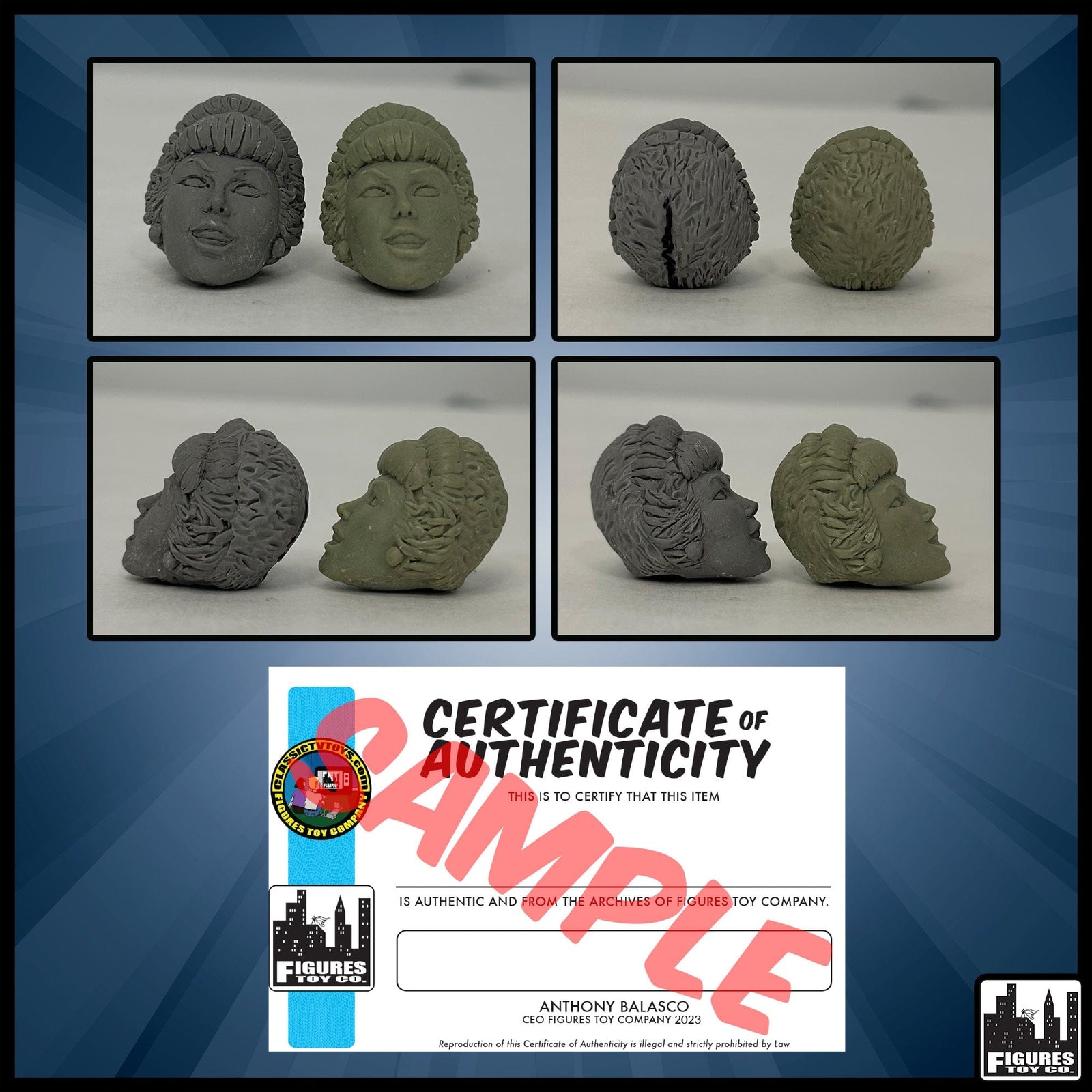 Resin Casted Duela Dent Heads