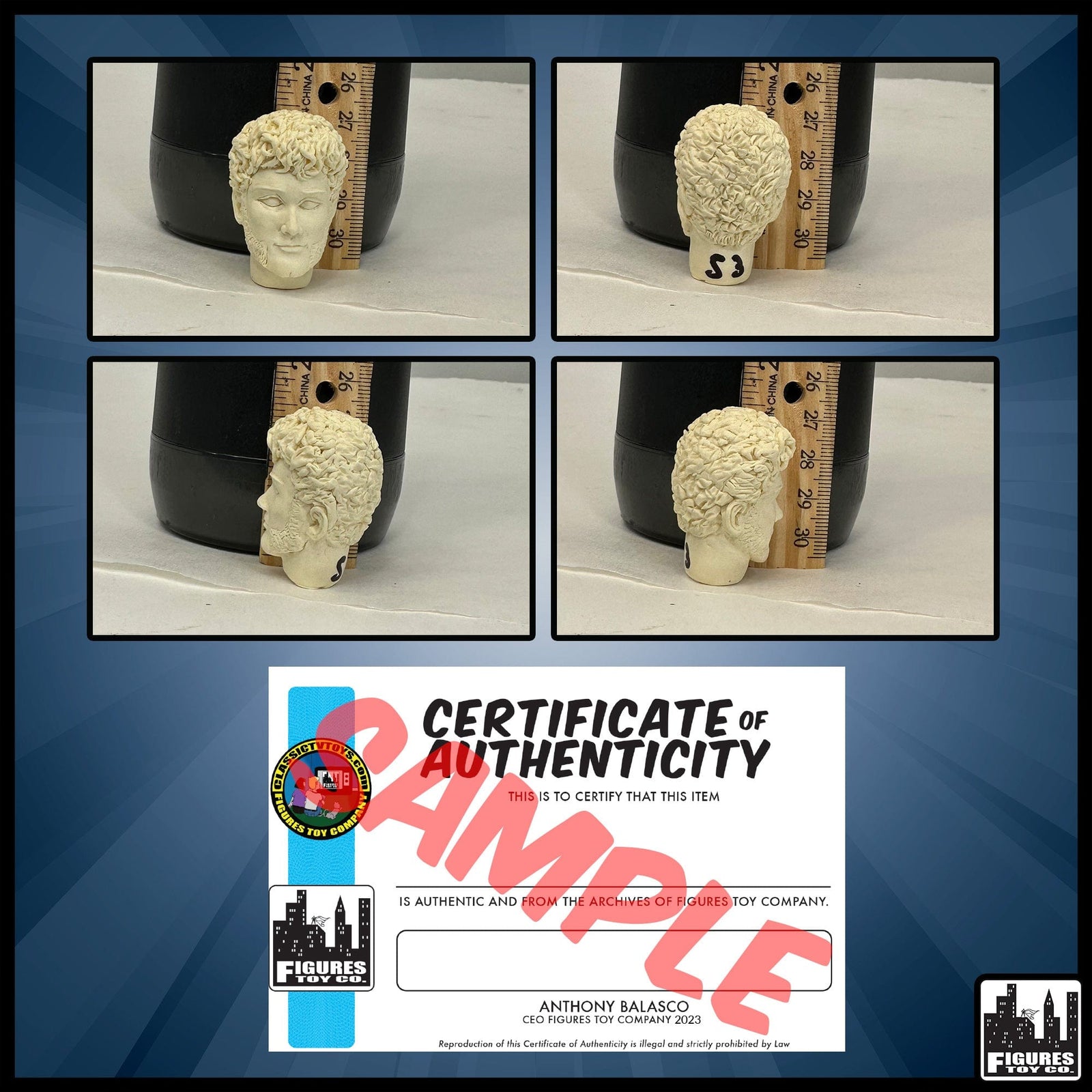 Resin Casted Jericho Head