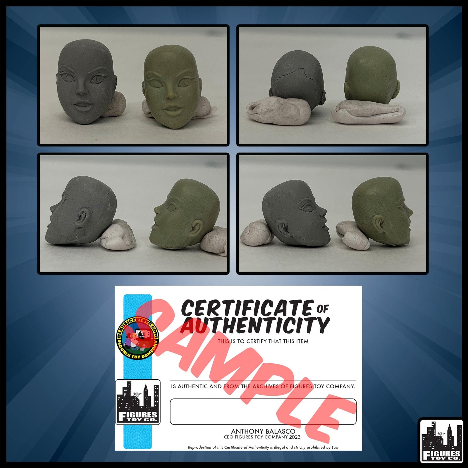 Resin Casted Scooby Doo Series Daphne Heads