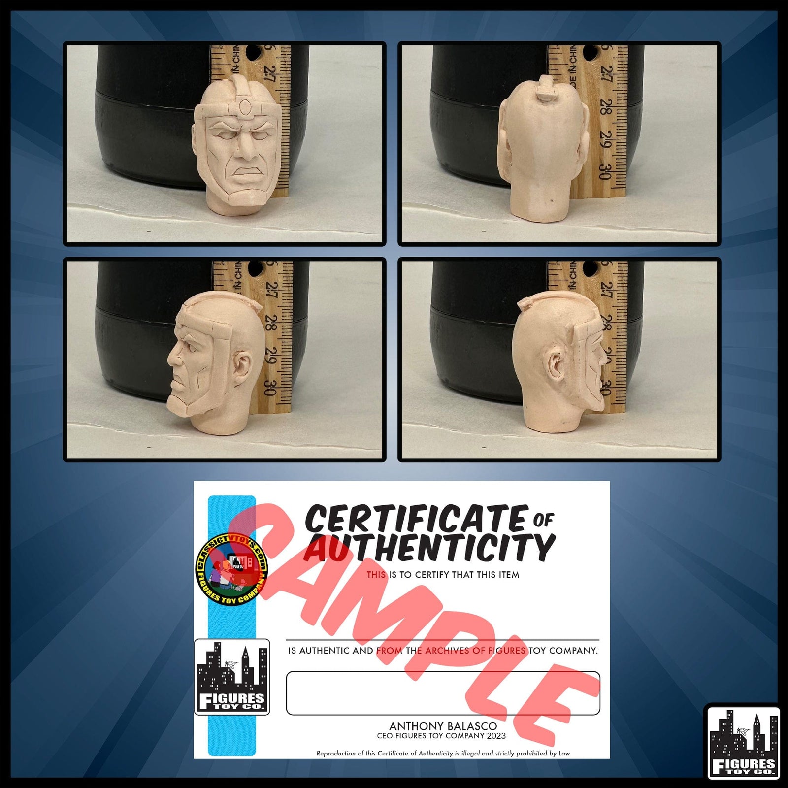 Resin Casted Super Friends Kalibak Head