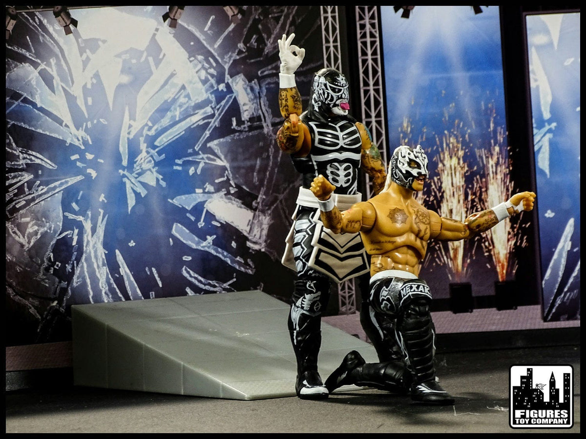 Reversible Wrestling Action Figure Backdrops for WWE Wrestling Action Figures