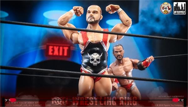 Ring of Honor Wrestling Action Figure Ring With Exclusive Michael Elgin Figure