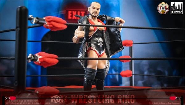 Ring of Honor Wrestling Action Figure Ring With Exclusive Michael Elgin Figure