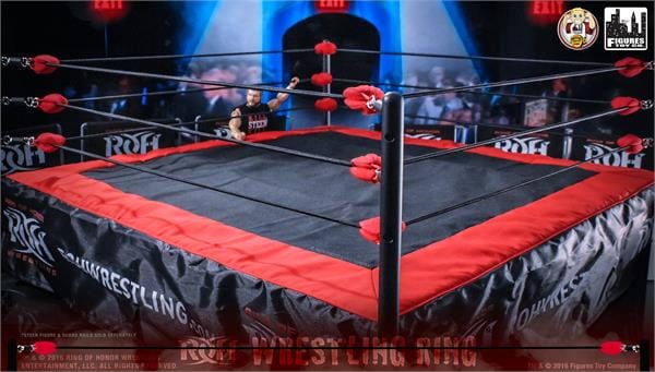 Ring of Honor Wrestling Action Figure Ring With Exclusive Michael Elgin Figure