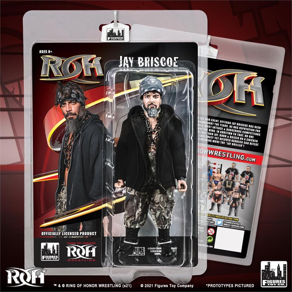 Ring of Honor Wrestling Action Figures Series: Jay Briscoe [New Head Sculpt]