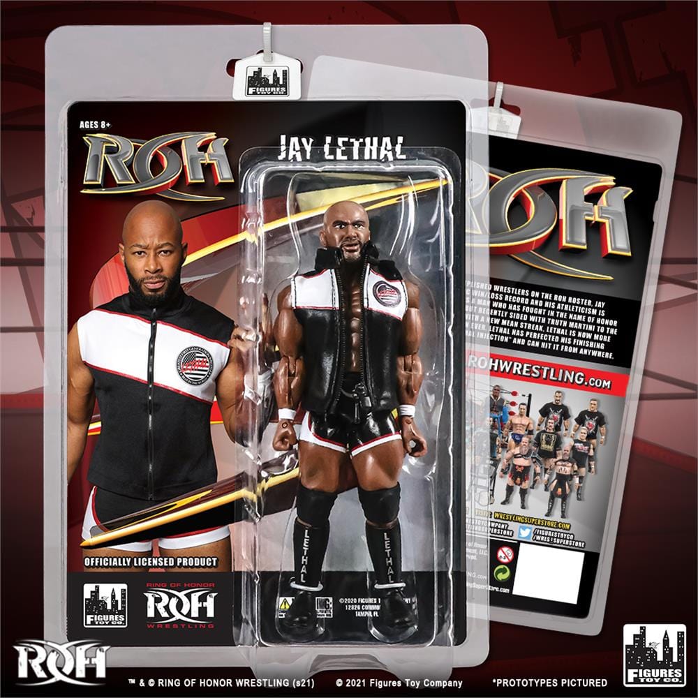 Ring of Honor Wrestling Action Figures Series: Jay Lethal [New Head Sculpt]