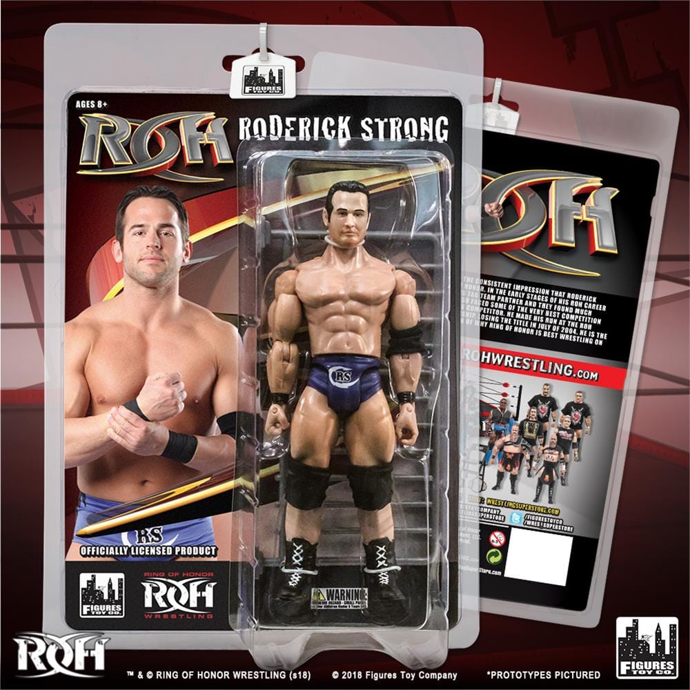 Mattel Roderick Strong Ring of Honor Wrestling Action Figures Series: Roderick Strong ...