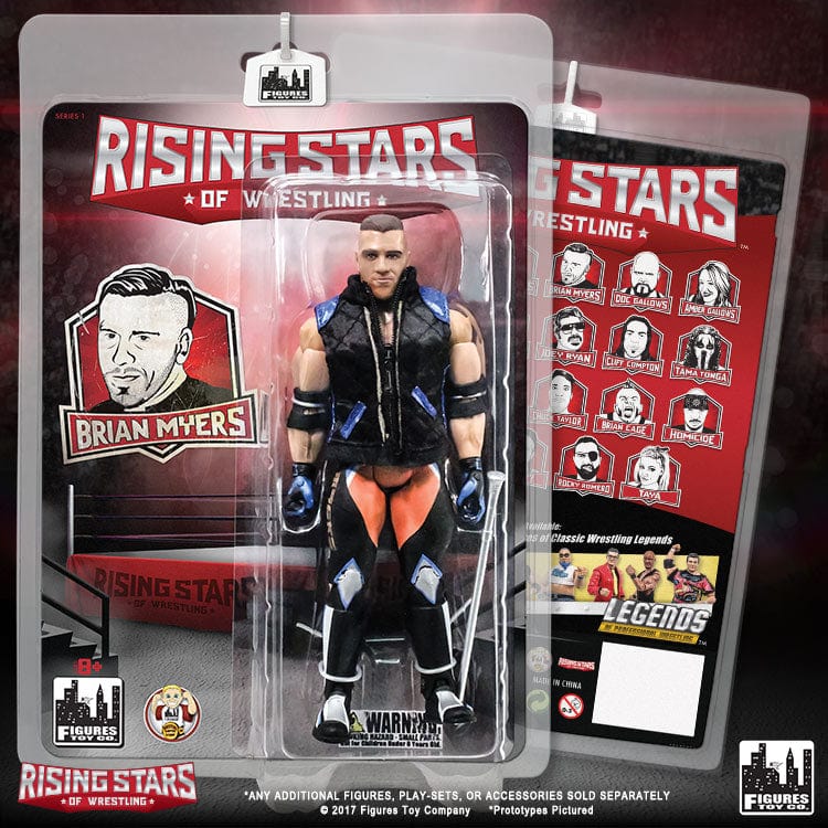 Rising Stars of Wrestling Action Figure Series 1: Set of all 4