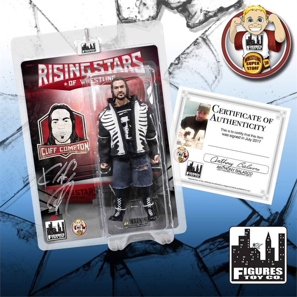 Rising Stars of Wrestling Action Figure Series 2: Cliff Compton [Autographed]