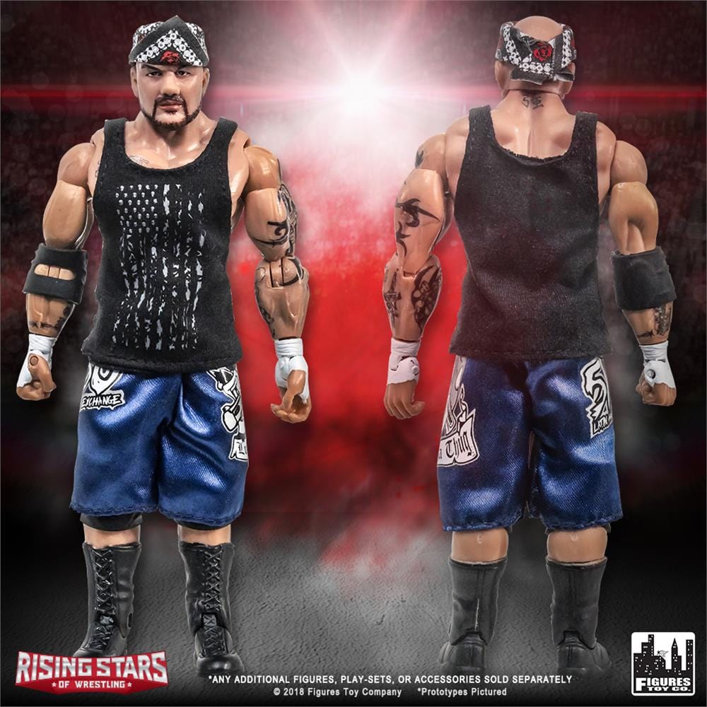 Rising Stars of Wrestling Action Figure Series: Accessory Set &amp; FREE Loose Figure