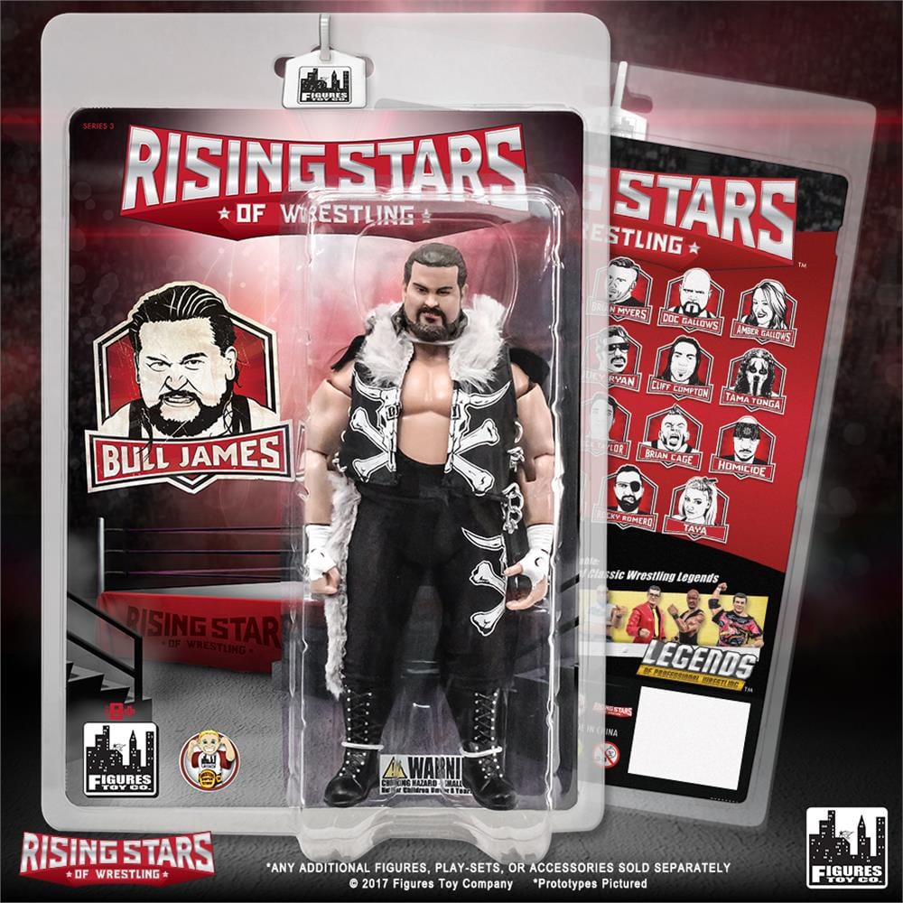 Rising Stars of Wrestling Action Figure Series: Bull James