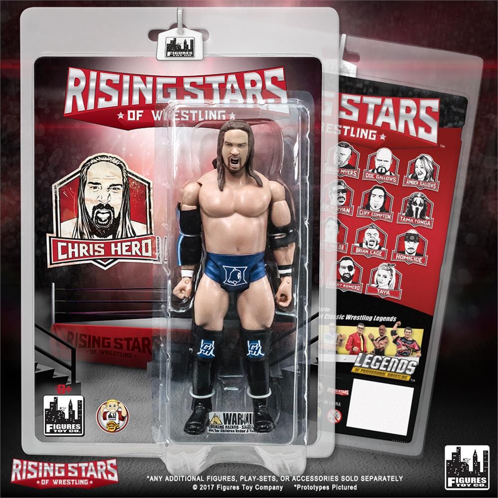 Rising Stars of Wrestling Action Figure Series: Chris Hero [Blue Outfit]