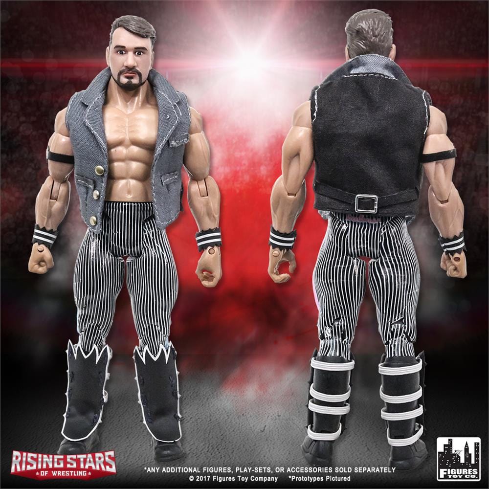 Rising Stars of Wrestling Action Figure Series: Chuck Taylor (Pink Stripe Variant)