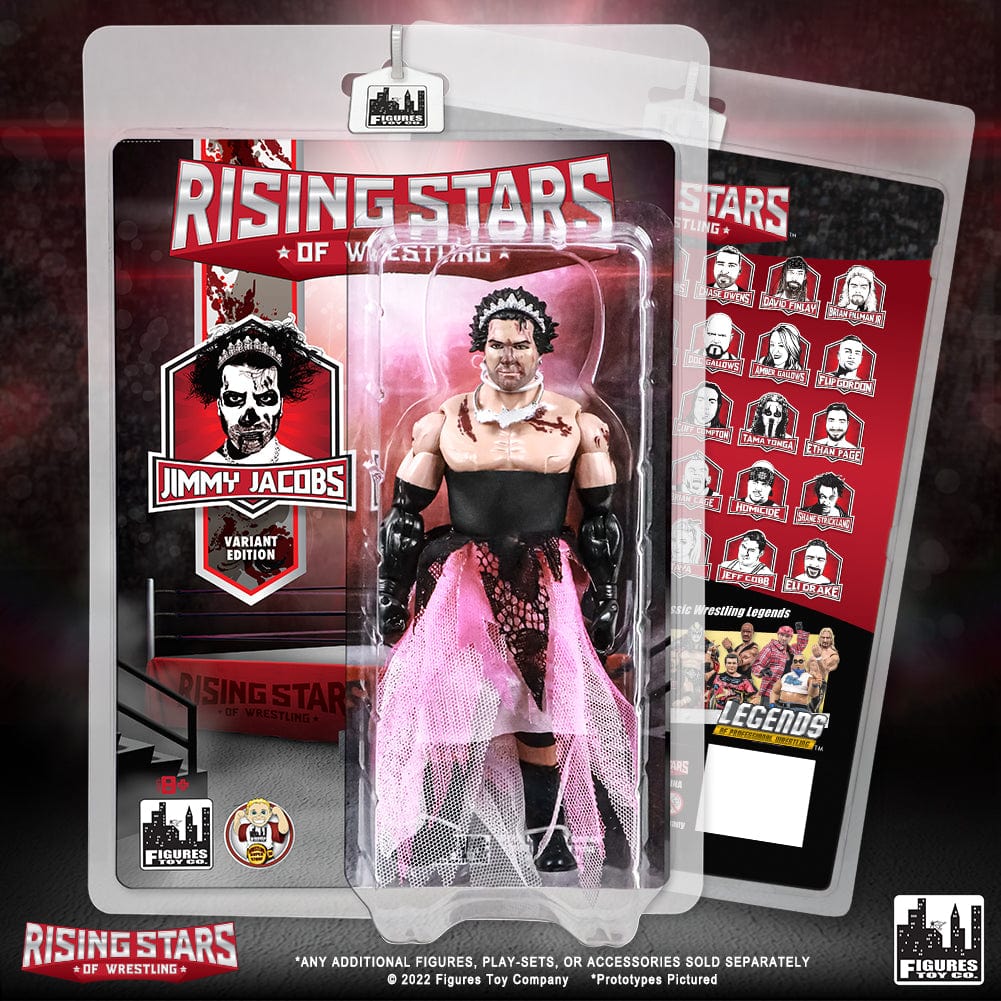 Rising Stars of Wrestling Action Figure Series: Jimmy Jacobs [Zombie Princess Variant]