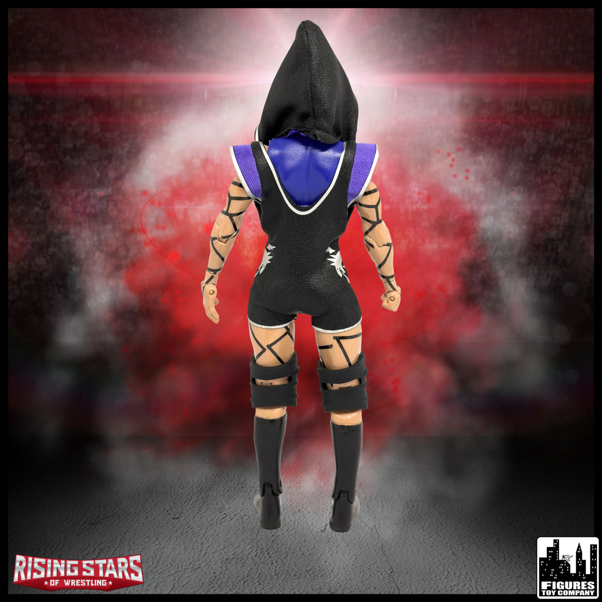 Rising Stars of Wrestling Action Figure Series: Rosemary — rear detail.