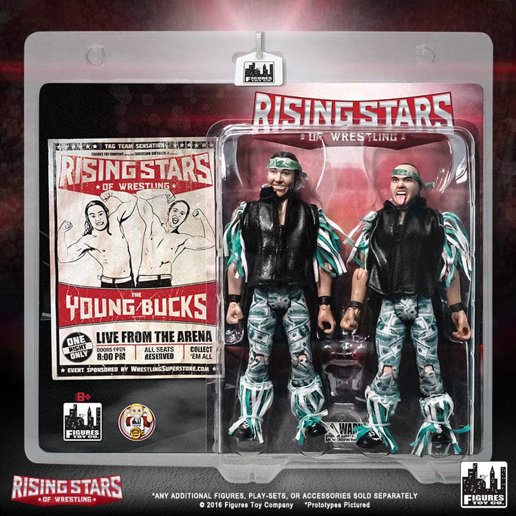 Rising Stars of Wrestling Action Figure Series: The Young Bucks Two-Pack