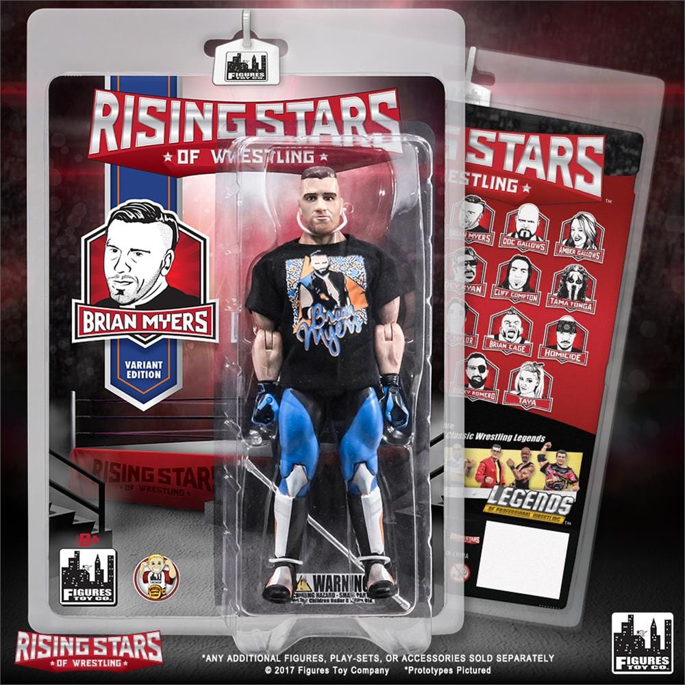 Rising Stars of Wrestling Series Action Figures: Brian Myers [T-Shirt Variant]