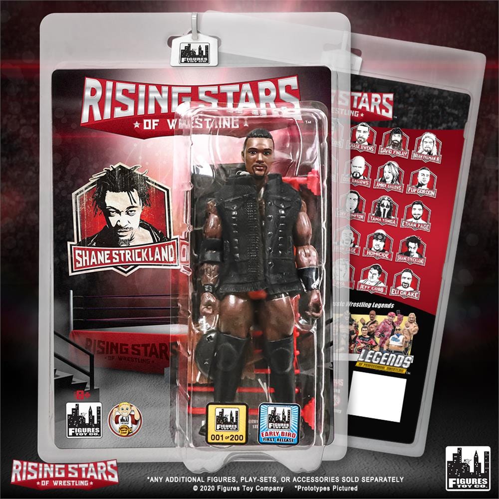 Rising Stars of Wrestling Series Action Figures: Shane Strickland [Early Bird Variant]