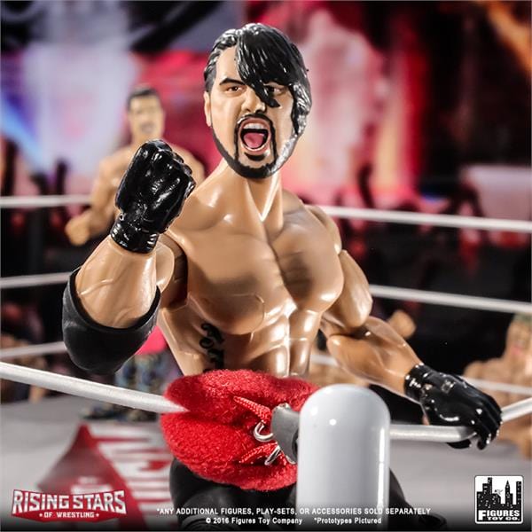 Rising Stars of Wrestling Series: AJ Styles Black/Blue Outfit Action Figure