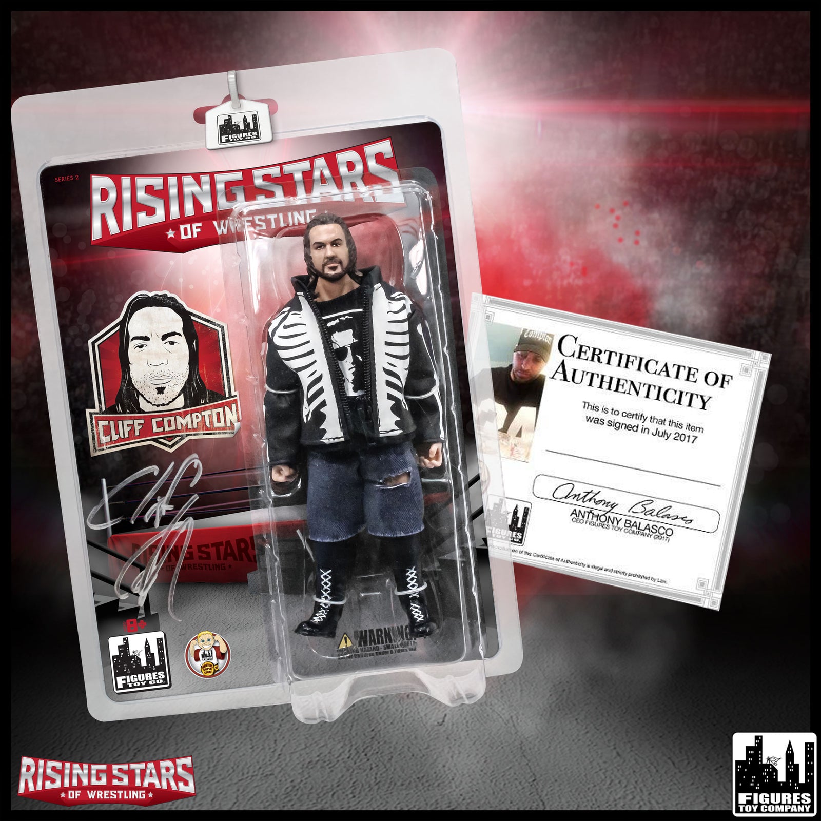 RSW Cliff Compton Autographed 01 Main Signed Card And Certificate