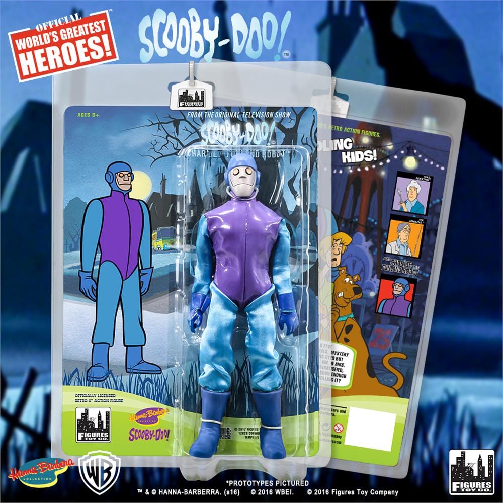 Scooby Doo Retro 8 Inch Action Figures Series: Charlie The Robot