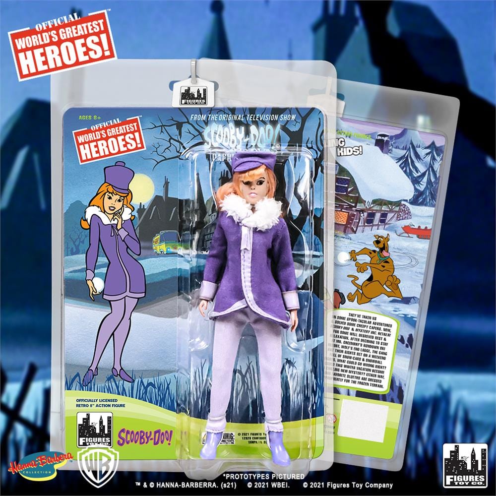 Scooby Doo Retro 8 Inch Action Figures Series: Daphne [Winter Variant]