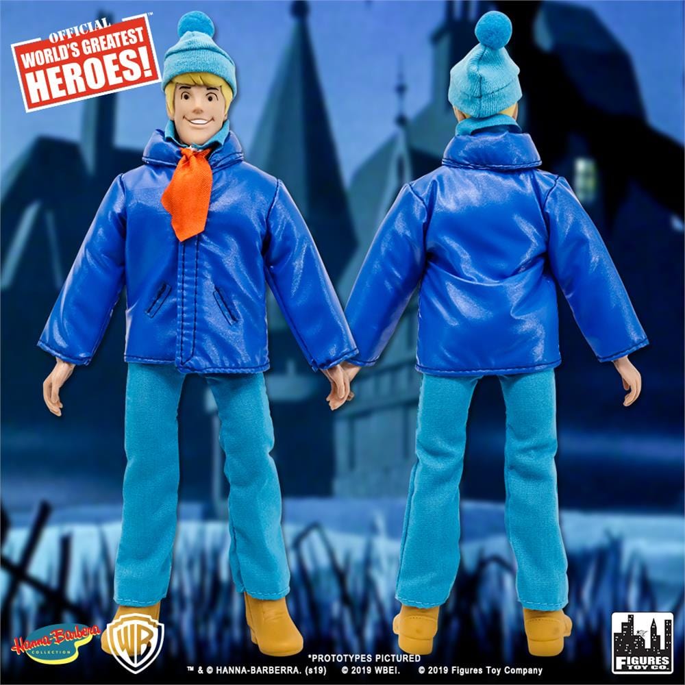 Scooby Doo Retro 8 Inch Action Figures Series: Fred [Blue Jacket Winter Variant]