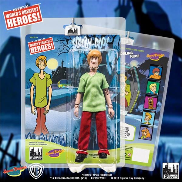 Scooby Doo Retro 8 Inch Action Figures Series One: Shaggy