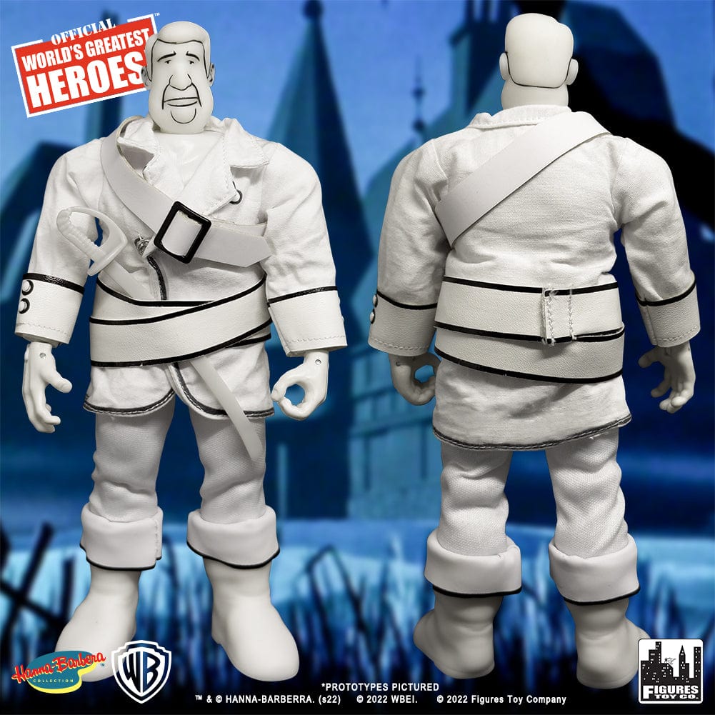 Scooby Doo Retro 8 Inch Action Figures Series: Red Beard [White Ghost Variant]