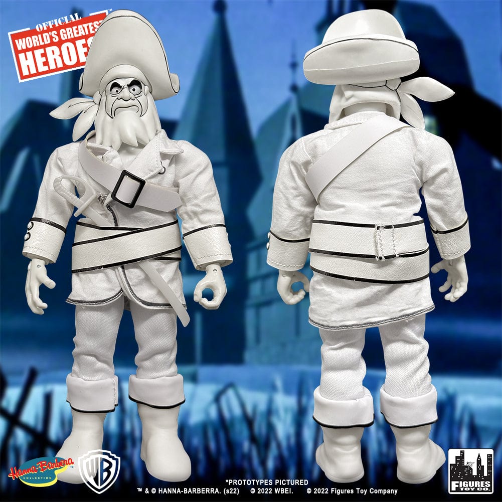 Scooby Doo Retro 8 Inch Action Figures Series: Red Beard [White Ghost Variant]