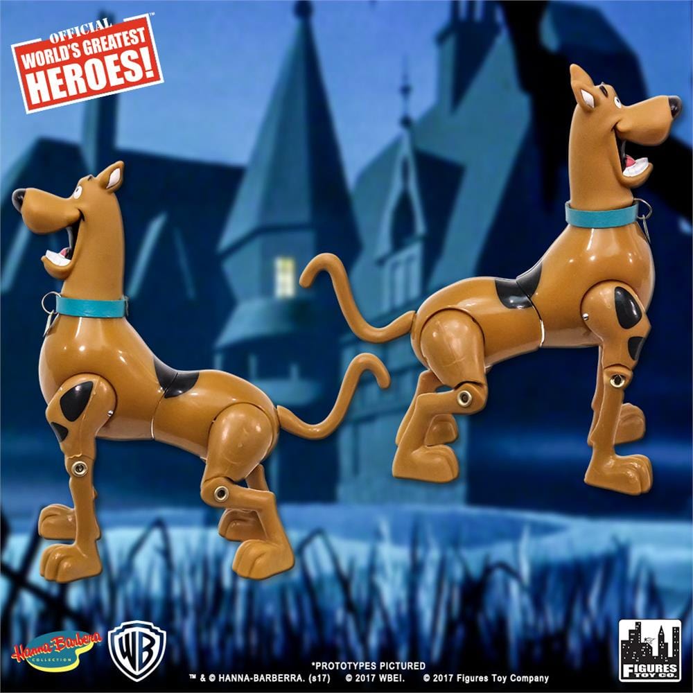 Scooby Doo Retro 8 Inch Action Figures Series: Scooby Doo (Scared Variant)