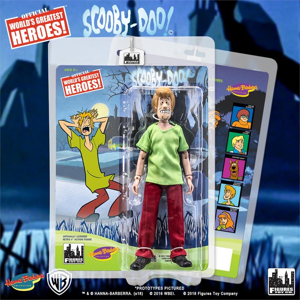 Scooby Doo Retro 8 Inch Action Figures Series: Shaggy [Scared Variant]