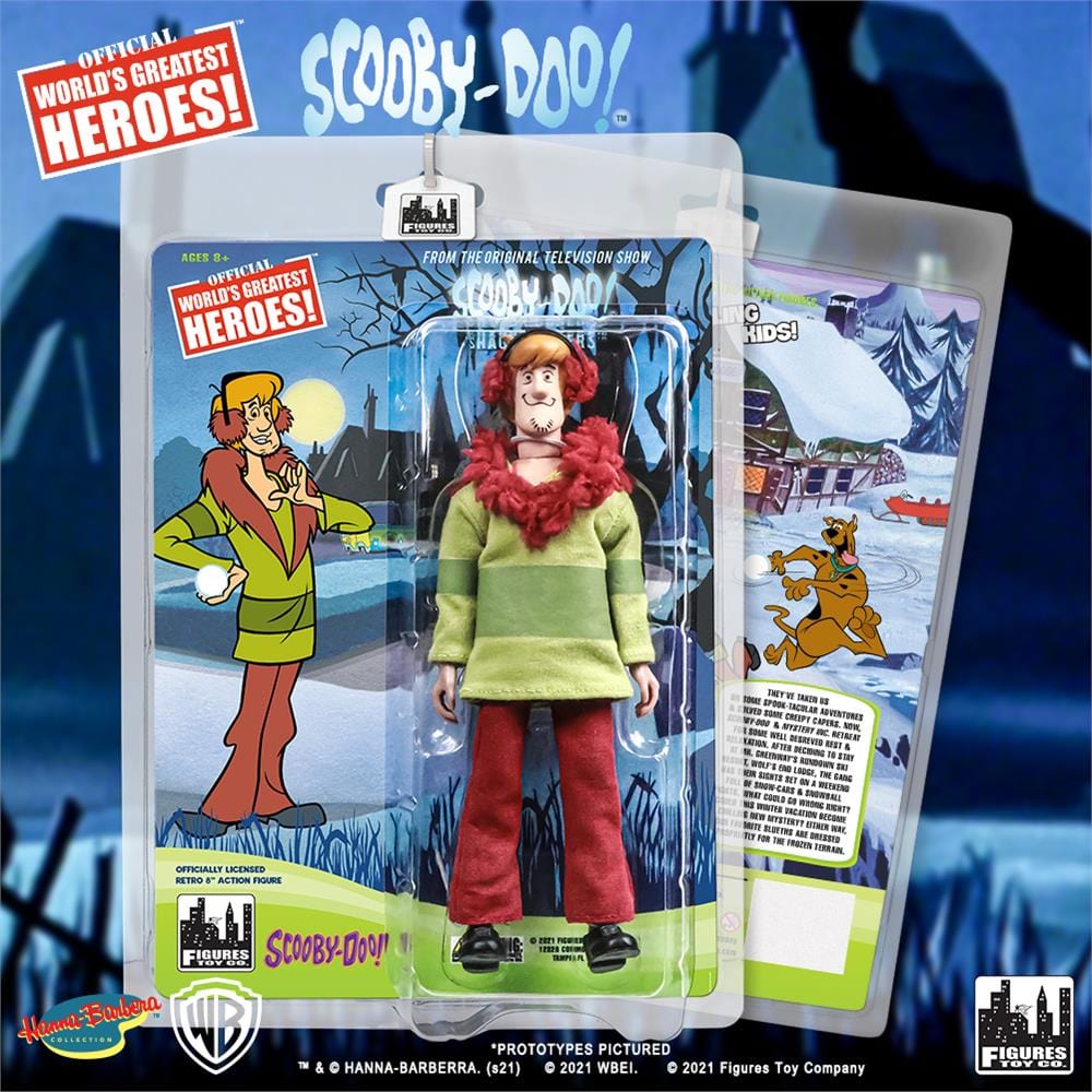 Scooby Doo Retro 8 Inch Action Figures Series: Shaggy [Winter Variant]