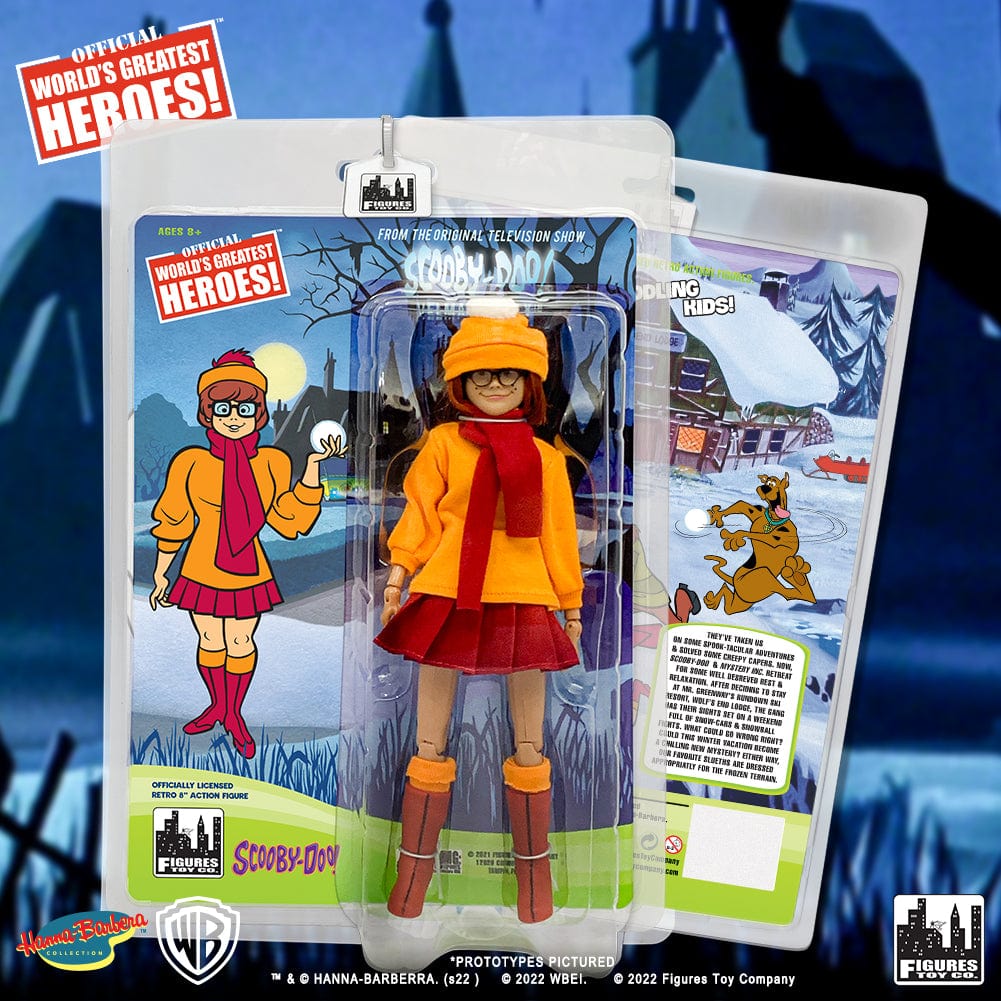 Scooby Doo Retro 8 Inch Action Figures Series: Velma [Winter Variant]