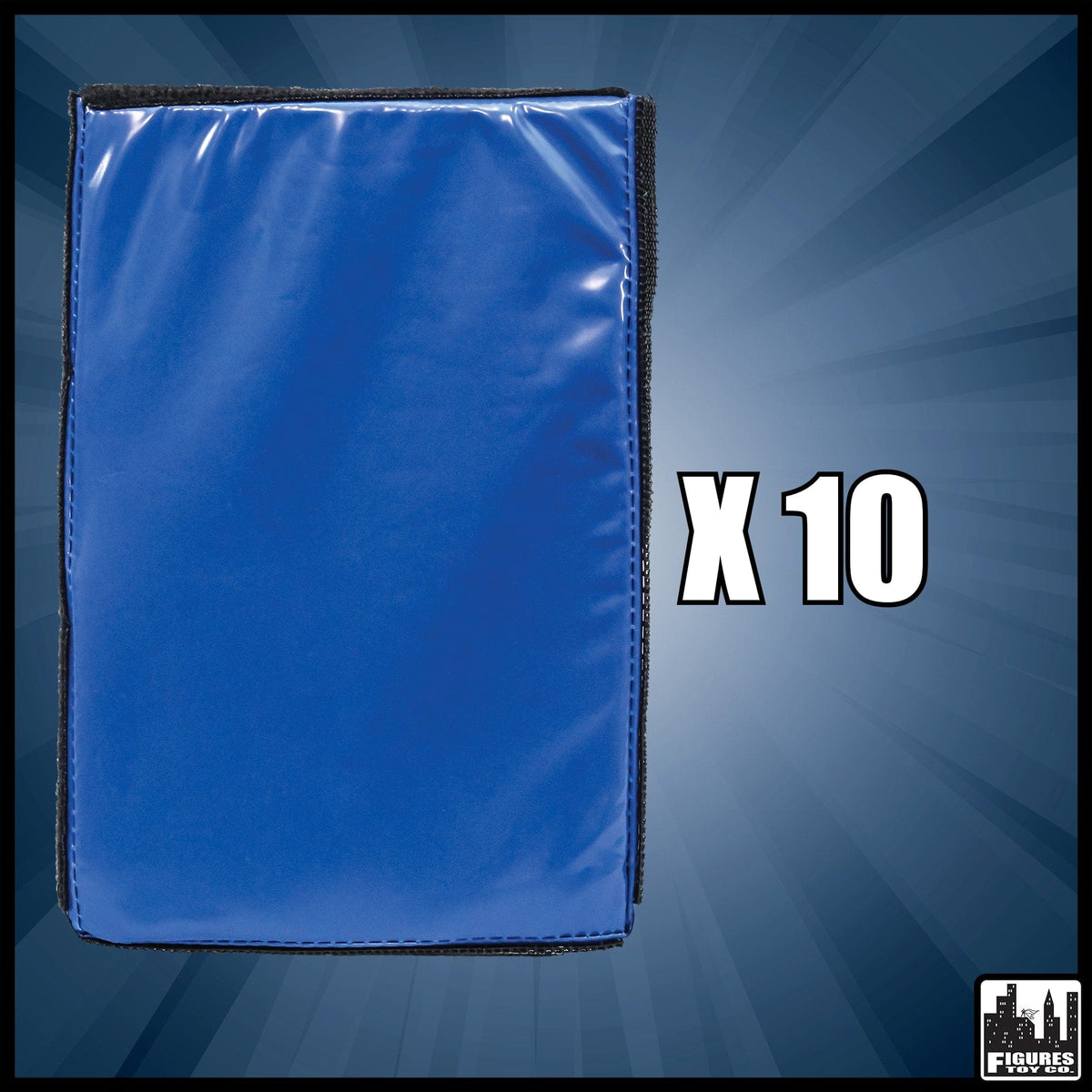 Set of 10 Blue Wrestling Ring Floor Mats for WWE Wrestling Action Figures