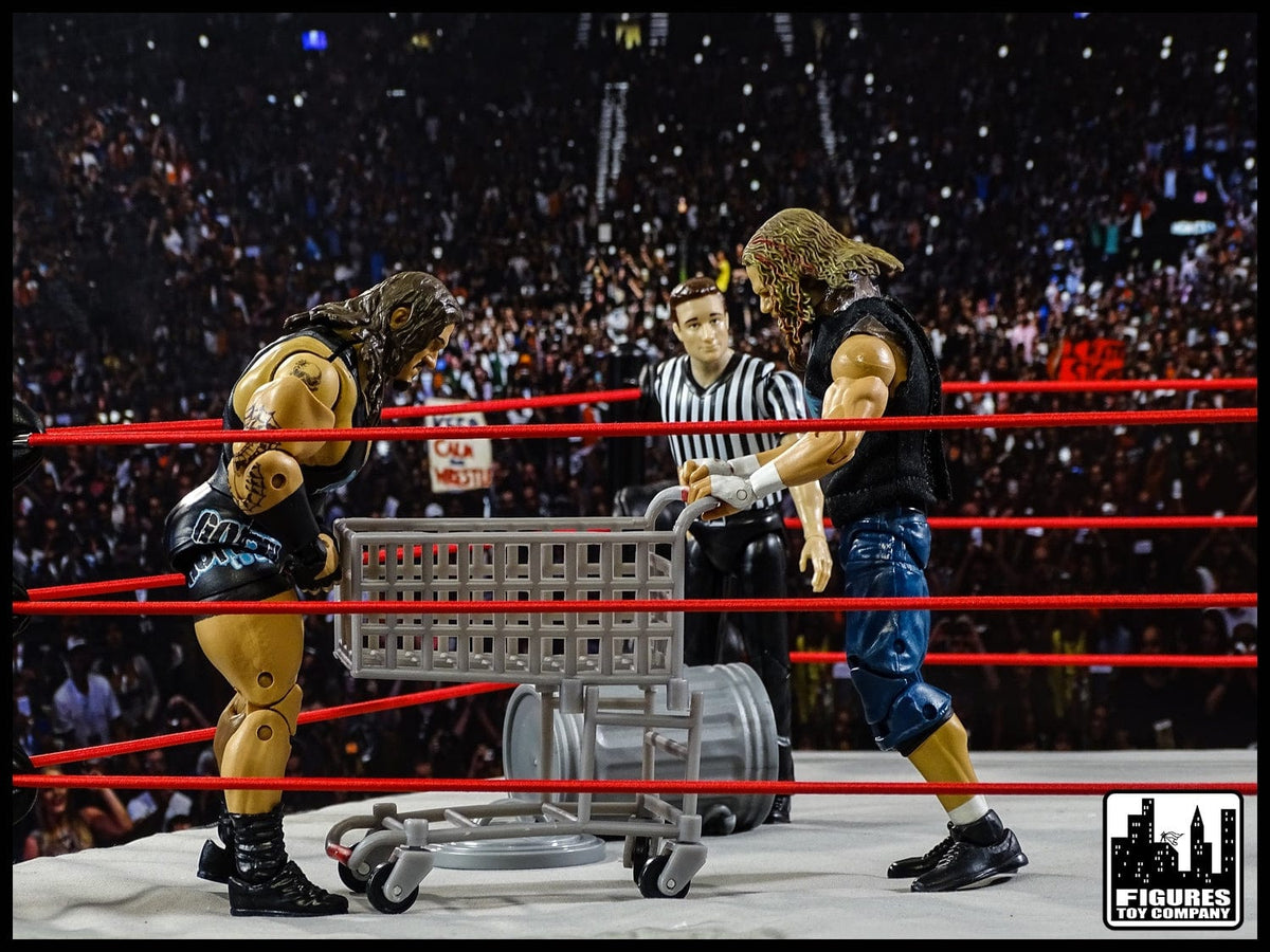 Set of 2 Shopping Carts for WWE Wrestling Action Figures