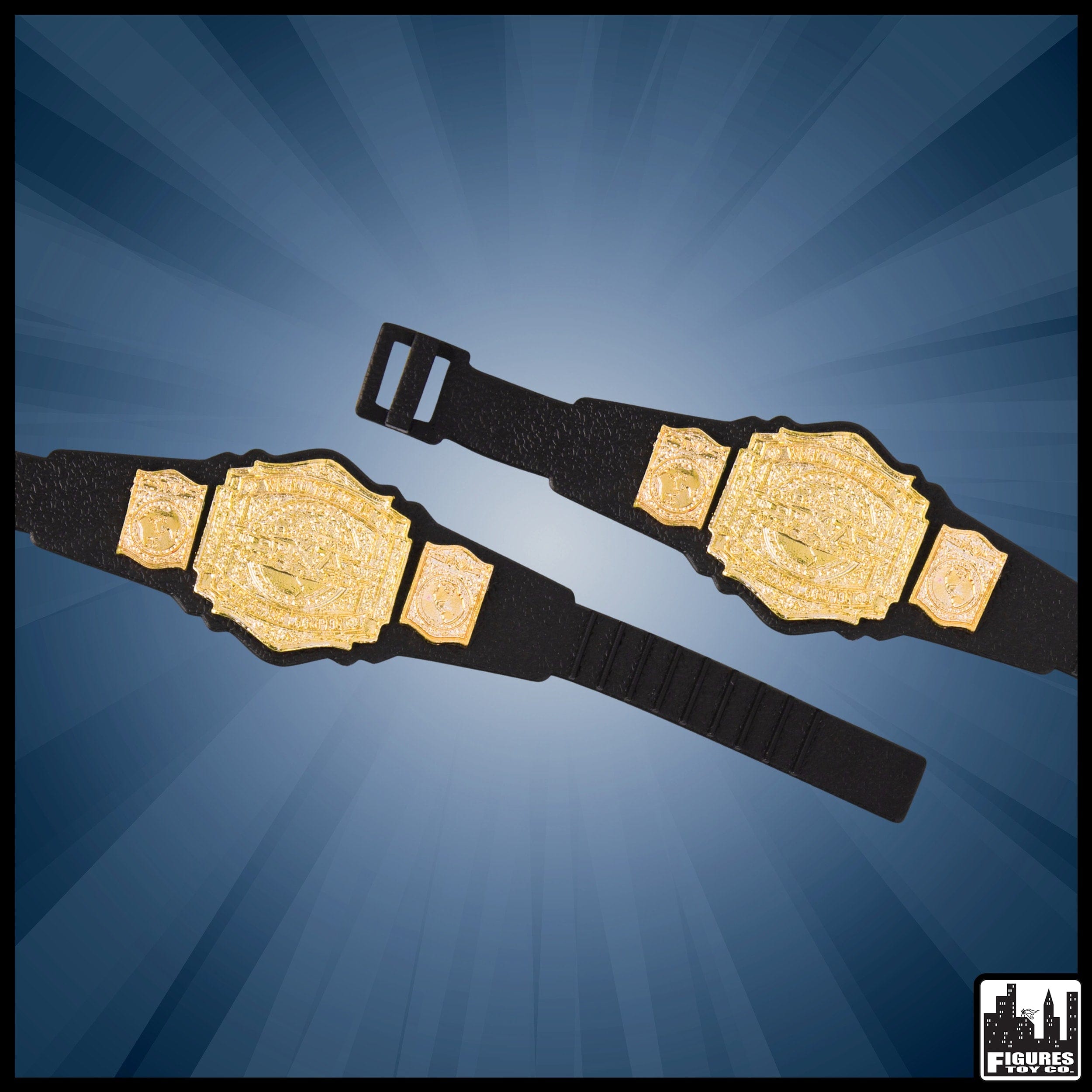 TNA Jakks Impact Wrestling Action Figure Belts - Figures Toy