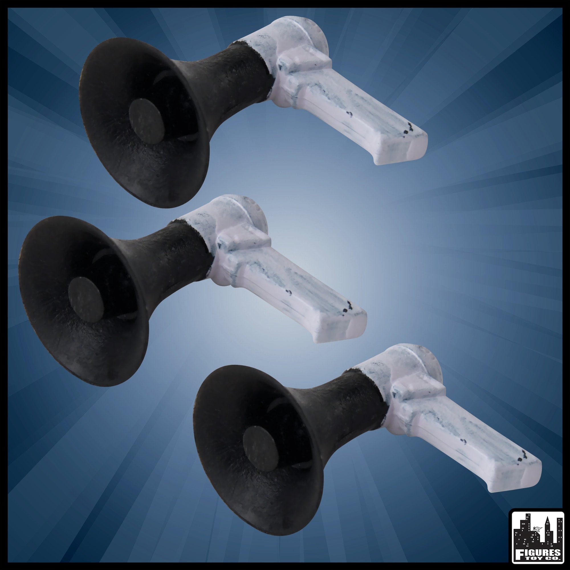 Set of 3 Megaphones for WWE Wrestling Action Figures