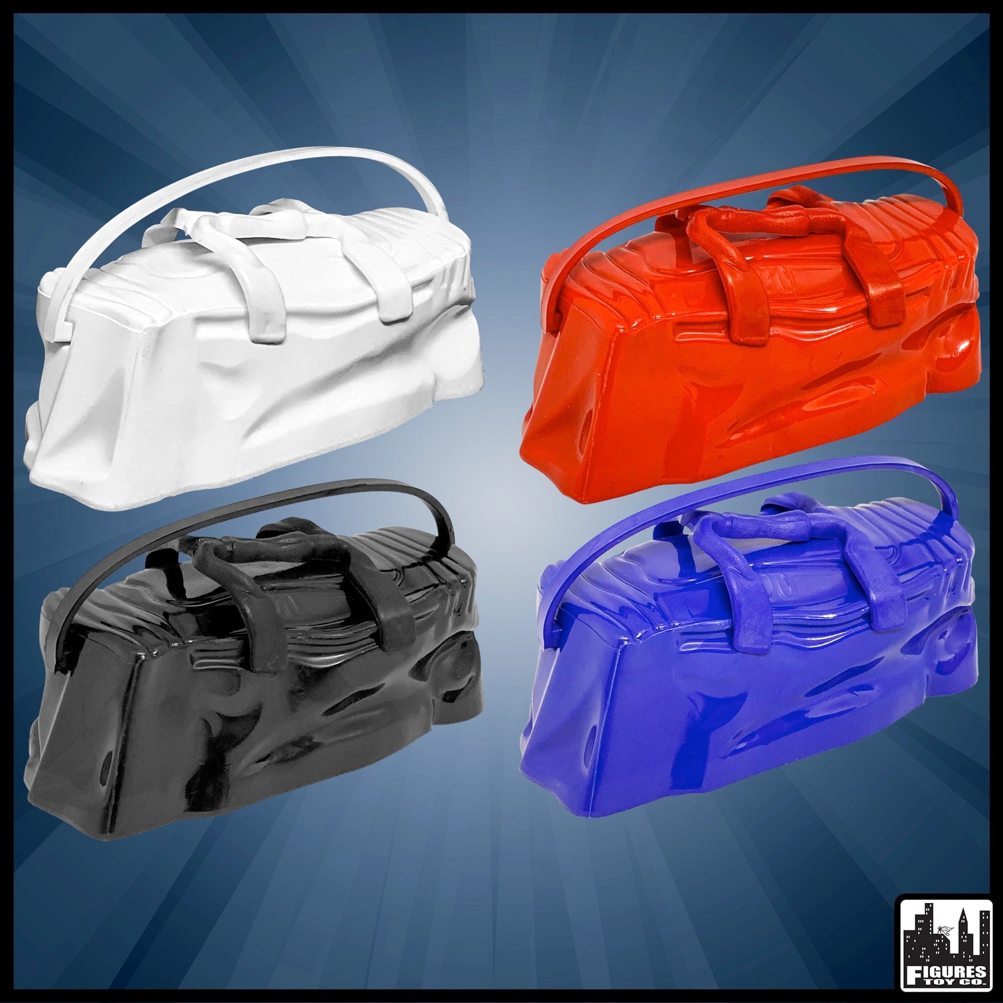Set of 4 Duffel Bags for WWE Wrestling Action Figures