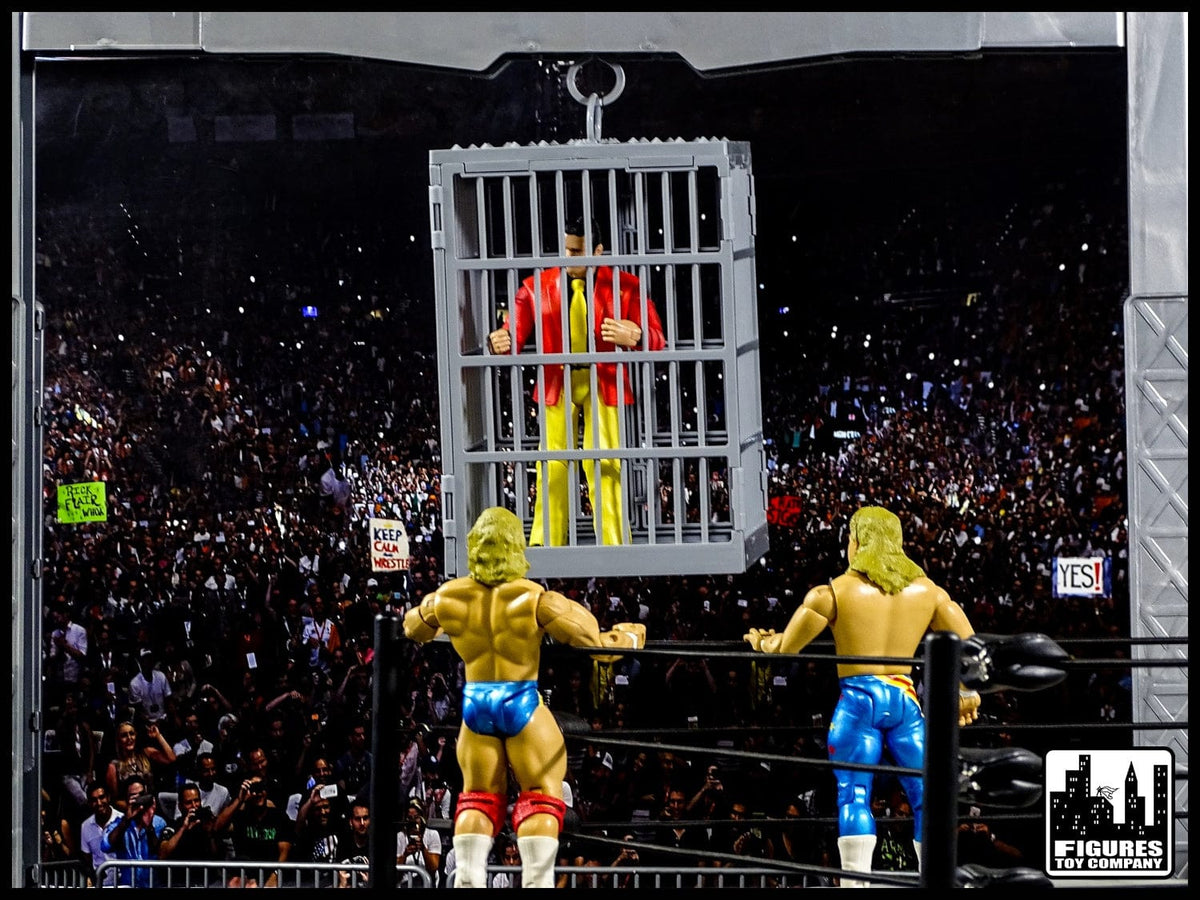 Shark Cage &amp; Grab The Gear Playset for WWE Wrestling Action Figures